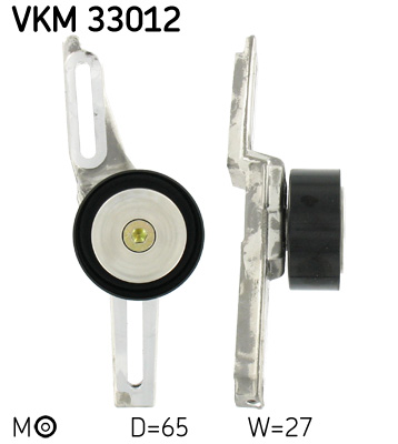 Galet-tendeur de courroie d'accessoires SKF VKM 33012